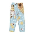 thumbnail image 5 of Junzan Cute Gnome Bee Collects Honey Women'S Pajama Pants Drawstring Comfy Sleep Bottoms With Pockets, 5 of 9