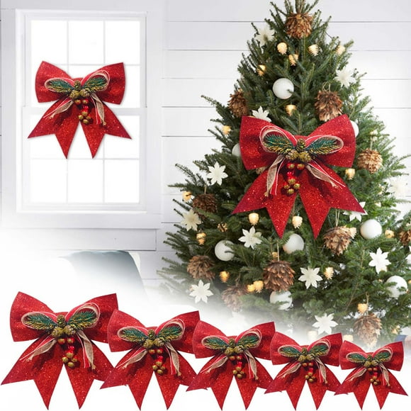 mtvxesu Large 3D Christmas Bow Tie Decoration Pendant for Holiday Wall Hanging, Hotel and Shopping Mall Decor, 1 Piece