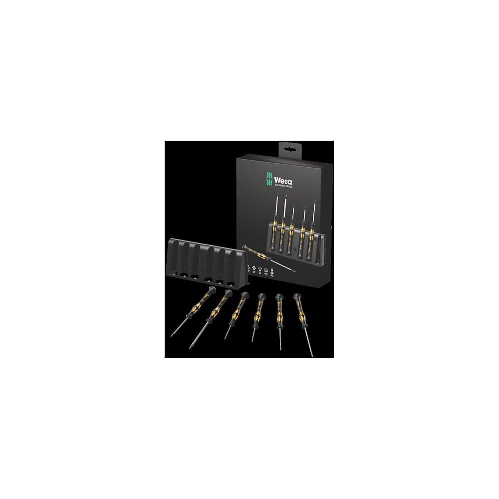 Wera Tools 1578 A/6 Esd 6Pc Screwdriver Set And Rack