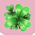 thumbnail image 4 of Inktastic Painted Clover Patch Shamrocks for St. Patricks Day Boys or Girls Baby Bib, 4 of 4