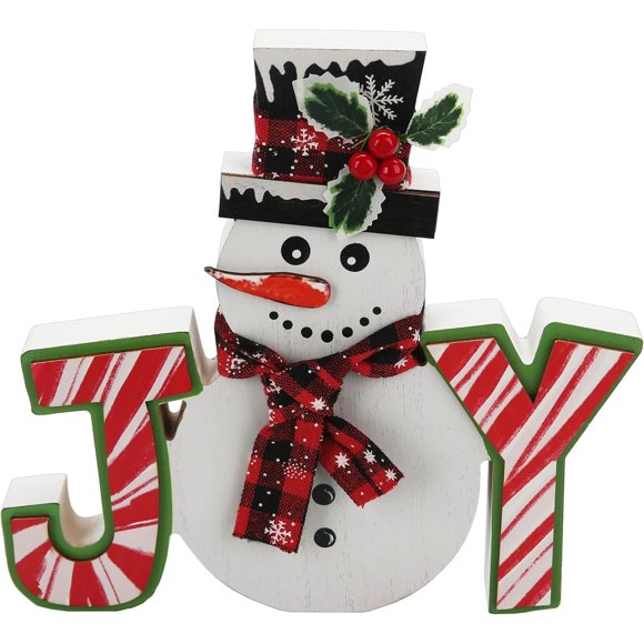 Snowman Decorations Farmhouse Snowman Decor Wooden Snowman Table Sign Decorations Indoor Snowman Kitchen Decor Winter Home Decor