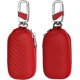 thumbnail image 2 of Funda de Cuero para llave de coche CHAO roja con llavero y mini bolsillo para monedas, 2 of 5