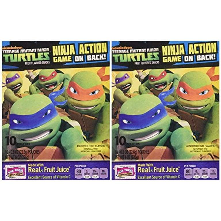 Betty Crocker Fruit Snack Value Pack, Ninja Turtles