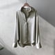 thumbnail image 1 of Camisa de manga larga con botones para mujer, blusa informal, elegante, estilo coreano, para oficina, novedad, verano, Otoño e Invierno, 1 of 2