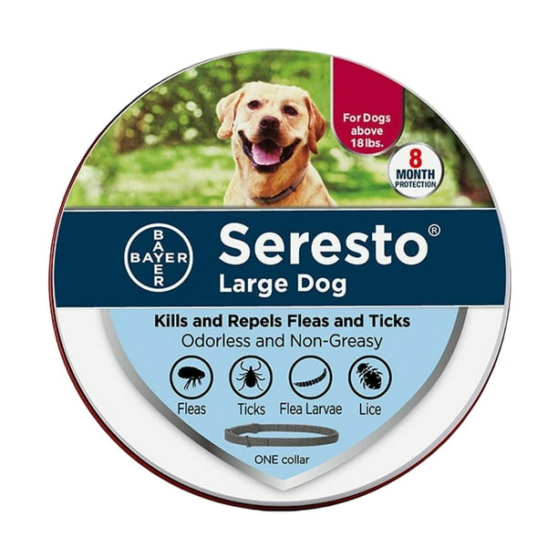 Collar repelente de pulgas y garrapatas para mascotas para cachorros y gatos grandes (perro grande 70cm/Nueva América)
