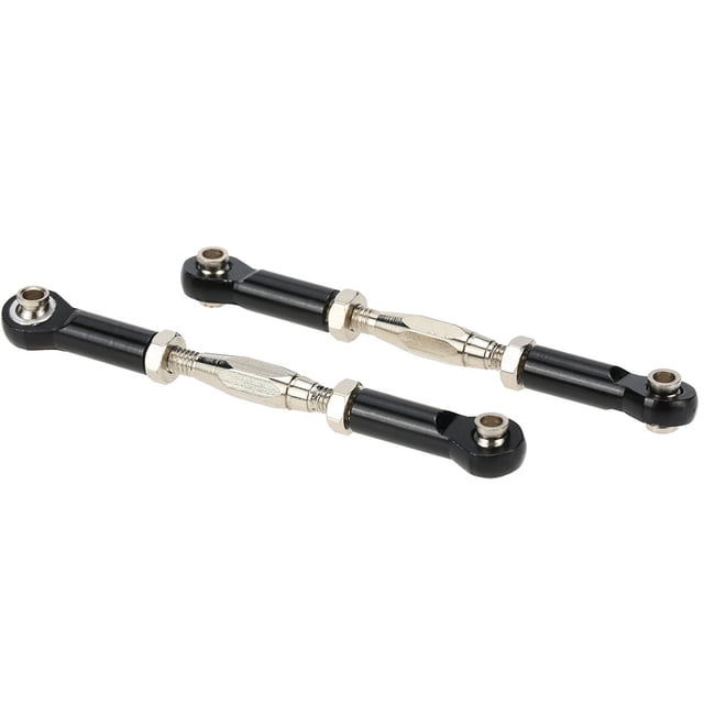 TISHITA 2 Piece Tuning Parts Aluminum Alloy Front Rear Servo For RC 1:10 Car black