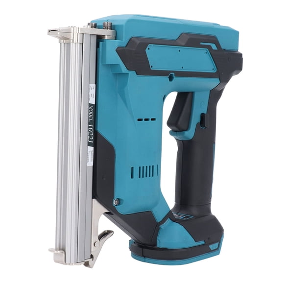 Electric Brad Nailer, 0.4-0.8MPa Pressure Cordless Staple 100PCS Capacity for Woodworking Tasks for 10-30MM Straight Nails