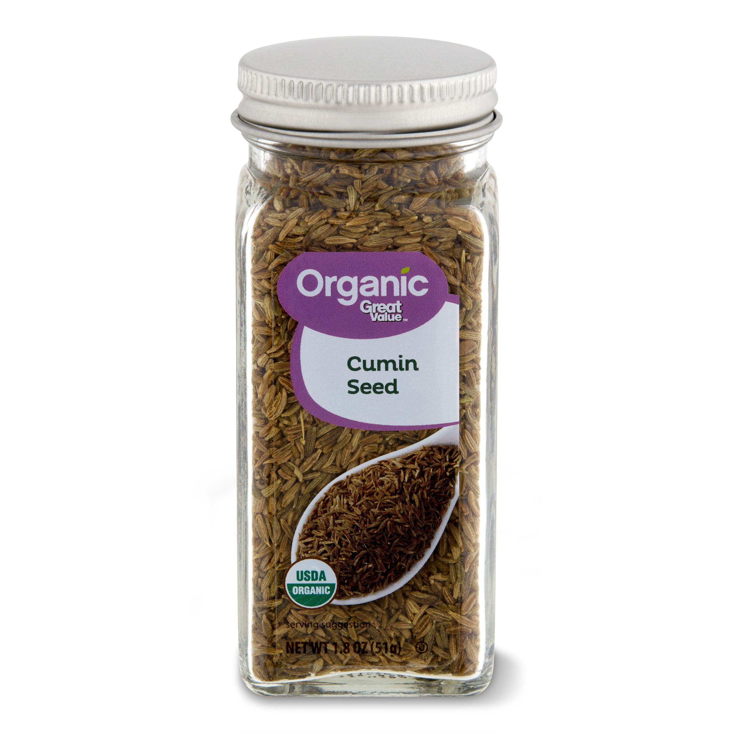 Great Value Organic Cumin Seed, 1.8 oz