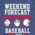 thumbnail image 3 of Instant Message - Celebrate Family - Weekend Forecast Baseball with Dad - Toddler & Youth Girls A-line Dress, 3 of 6