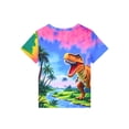 thumbnail image 4 of ATAIKU Summer Pajamas for Boys Dinosaur Short Sleeve 2-Piece PJs Set Toddler Kid Comfy Sleepwear Size 3-12Y, 4 of 13