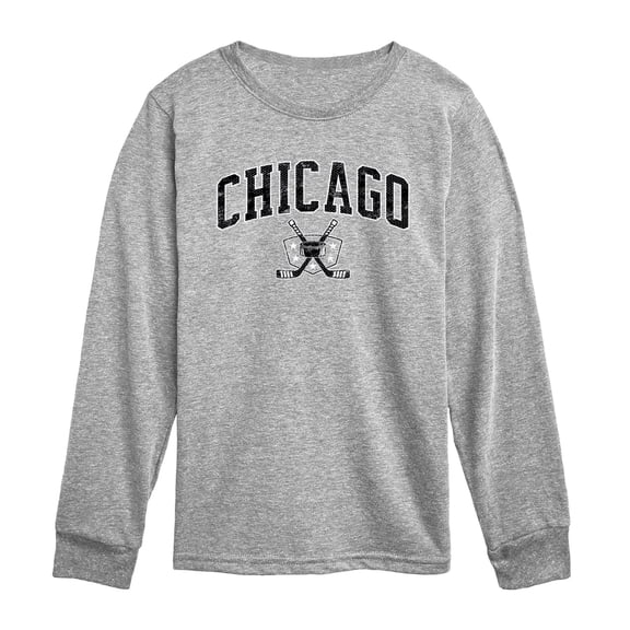 Instant Message - Chicago Hockey Toddler Long Sleeve Graphic T-Shirt