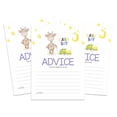 thumbnail image 1 of InkdotpotAdvice Cards Baby Shower - Fun Party Games Activities, Party CollectionGiraffe ThemeGirl,BoyBaby Advice Cards For New Mom & Dad - Pack Of 50, 1 of 5