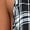 Black, variant on Womens Summer Dresses Sleeveless Tie Shoulder Strap Plaid Print Mini Dress Square Neck A-line Flowy Beach Cami Dress