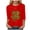 Red, variant on St Patricks Day Shirt Women 2025 Casual Plus Size 3/4 Sleeve Irish Clover Shirts Funny Saint Patrick's Tunic Tops (White, S)