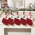 thumbnail image 5 of Nilvkv Christmas Decorations Red Knitted Alphabet Embroidered Christmas Socks Colorful 26 Letter Gift Socks, Christmas Decorations, CHRlSTMAS-GlFTs, 5 of 6