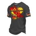 thumbnail image 1 of Women's Germany Football Graphic T-Shirt, Men's Soccer Graphic T-Shirt, Casual Short Sleeve Sports Top for Workout for Soccer Tournament 2026 Dark Gray Size: M, 1 of 3