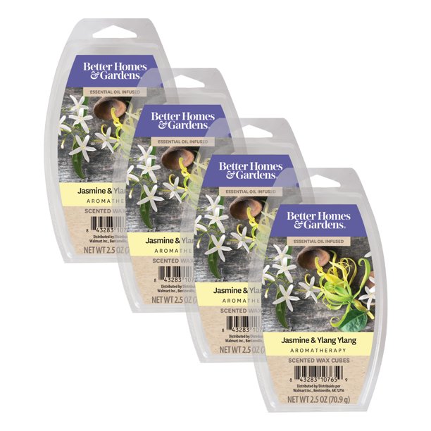 Jasmine & Ylang Ylang Essential Oil Blend Wax Melts, Better Homes