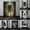 thumbnail image 3 of Cthulhu Mythos abstracto exterior Dios impresiones póster lienzo pintura moderna pared arte imágenes para sala de estar dormitorio decoración del hogar, 3 of 4