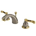 thumbnail image 1 of Kingston Brass Royale Deux Poignées 4 "à 8" Mini Robinet de Toilette Répandu avec Laiton Pop-up, 1 of 4