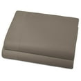 thumbnail image 3 of 2-Pack Queen Size Flat Sheets Only, Premium Hotel Quality Bedding, 90" x 102" Queen Size Top Sheet Stays Tucked on Deep Mattresses, Set of 2 Flat Bed Sheets, Dark Taupe, 3 of 4