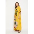 thumbnail image 6 of Gypsie Blu Women Plus Size Kaftans Dresses Tribal Print Maxi Dress, 6 of 7