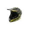 Cyclone ATV MX Motocross Dirt Bike Off-Road Helmet DOT/ECE Approved- Yellow