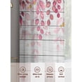thumbnail image 6 of Pink Eucalyptus Sheer Curtains 108 Inches Long 2 Panels Leaves Abstract Branch Retro Wood Grain Light Filtering Semi Sheer Window Curtains Drapes for Bedroom Living Room 52"x108", 6 of 7
