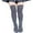 random, variant on School Style Women Cotton Thigh High Stocking Solid Color Warm Over the Knee Extra Long Socks