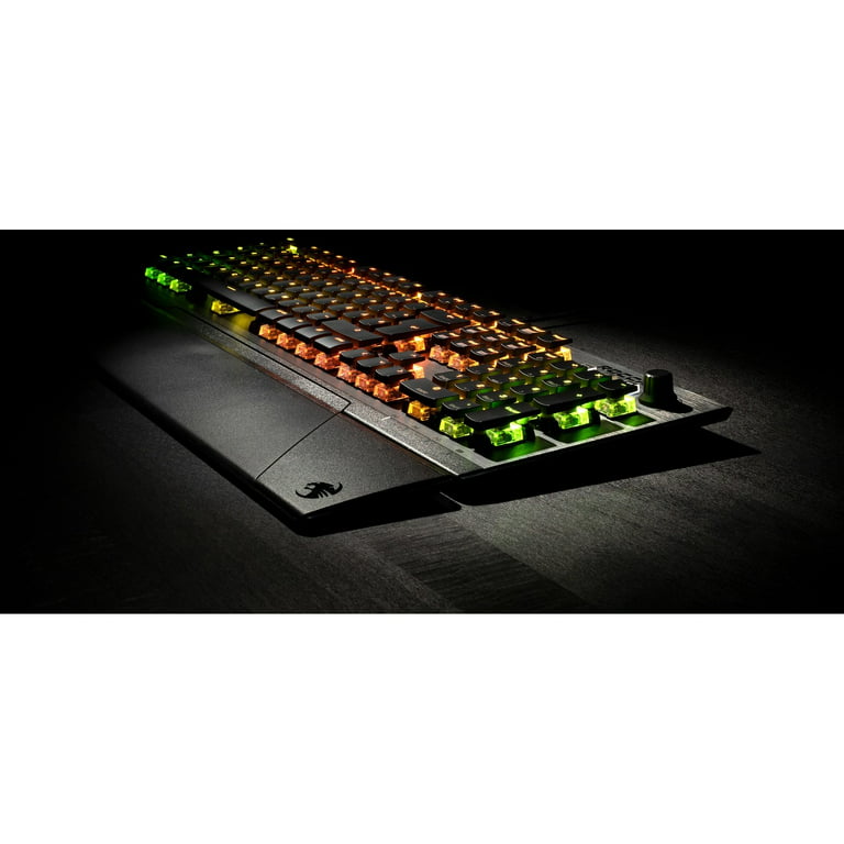 ROCCAT Vulcan 120 - Mechanical RGB Gaming Keyboard, AIMO LED Per-Key  lighting, ROCCAT Titan switches, durable design (aluminum top plate),  multimedia
