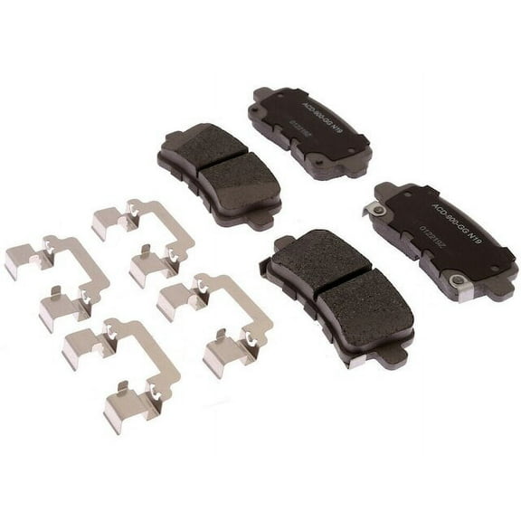 Rear Brake Pad Set - Compatible with 2013 - 2019 Cadillac XTS 2014 2015 2016 2017 2018