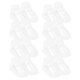 thumbnail image 2 of 100 piezas de plástico de plástico para bebés moldes de los zapatos de zapatos para niños pequeños soportes transparentes, 2 of 6