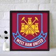 thumbnail image 2 of Cuadros Decorativos 5D diamante pintura DIY West Ham United completo taladro redondo Rhinestone Kit arte Likrtyny embutido en tela, 2 of 9