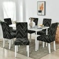 thumbnail image 2 of Chair Covers for Dining Room Set of 6,Stretch Spandex Parsons Chair Slipcovers 6 Pack,Removable Washable Chair Protector for Kitchen,Diner,Party,Wedding, 2 of 6