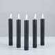 thumbnail image 4 of 6 velas electrónicas LED con mando a distancia alimentado por batería (negro) Ehuebsd Para estrenar, 4 of 6