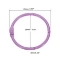 thumbnail image 2 of Unique Bargains 1.8' OD 1.5' ID Loose Leaf Rings Binder Ring Book Rings Steel for Scrapbook, Purple 20 Pack, 2 of 6