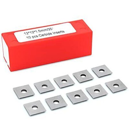

10pcs K1215 - 12mm Square Corners Carbide Inserts 4 Edges