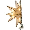 thumbnail image 4 of Kurt Adler 10-Light 15-Point Star Capiz Treetop, 4 of 7