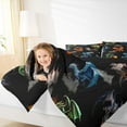 thumbnail image 4 of jejeloiu Colorful Cartoon Dragon Full Size Comforter Sets,Magic Animal Bedding Comforter Set,Western Fantasy Theme Bedding Sets For Boys,Breathable Home Decor Reversible,3-Piece, 4 of 8