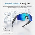 thumbnail image 4 of AI Smart Glasses with 16GB Memory, 8MP HD Camera Video Recording, Multi-Language Translation Object Recognition, Bluetooth Calling, 290mAh Battery, 4 of 9