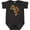 Black Leopard, variant on Inktastic Black History Month Africa in Handmade Textile Fabric Boys or Girls Baby Bodysuit