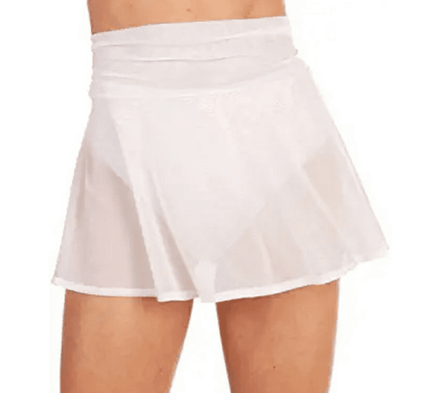 Women See Through Mini Skirt Swimsuit Cover Up Skirt High Waist Mesh ...