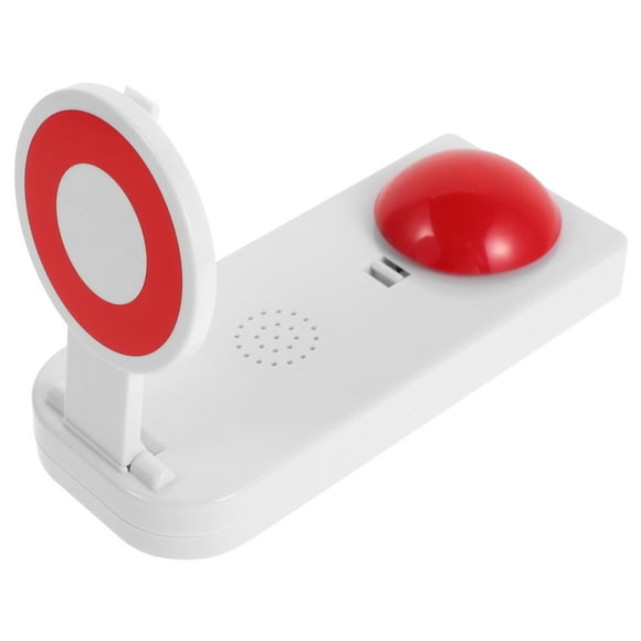 HEALEEP Answer Buzzer Buzz Buttons Plastic Red 1Set For Classroom Quizzes Outdoor Activities