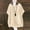 Beige2, variant on Linen T Shirts For Women V Neck 3/4 Sleeve Blouse Flowy Tops For Women Gauze Tunic Tops For Women Lightweight Linen Blouses For Women Boho Peasant Gauze Blouses Womens Gauze Tops Beige L