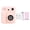 Pink, variant on YAHHU Instant Print Camera 2.4 Inch HD Screen 48MP 1080P Auto Focus MP3 Playback Travel Print Camera Toy Pink 32GB Memory Card Included (5.5 inches / 14 cm)