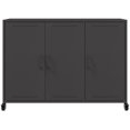 thumbnail image 4 of vidaXL Sideboard Black 100.5x39x72 cm Steel, 4 of 5