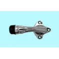 thumbnail image 3 of 10 Brass Door Stop Floor Mount Bumper Chrome Ribbed | Renovator's Supply, 3 of 3
