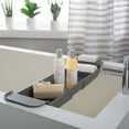thumbnail image 5 of Bath Bliss Expandable Non-Slip Bathtub Caddy in Gray, 5 of 8