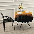 thumbnail image 7 of Coolnut Ghost Halloween Round Tablecloth 60", Waterproof Stain and Wrinkle Resistant Washable Decorative Table Covers for Kitchen Dining Tabletop Party Outdoor Picnic Christmas Decor, 7 of 7