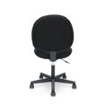 thumbnail image 4 of Bowery Hill Swivel Upholstered Armless Office Chair in Black, 4 of 5