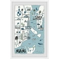 thumbnail image 2 of Marmont Hill Mh-Mbhmp-133-Wfpfl-36 36" X 24" "Miami Landmarks" Framed Giclee Painting On, 2 of 6